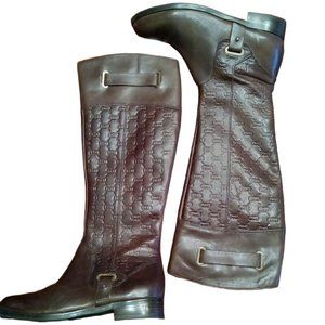 NWOB | Etienne Aigner E-Gilbert Women's Leather Brown Tall Riding Boot | Size 6M